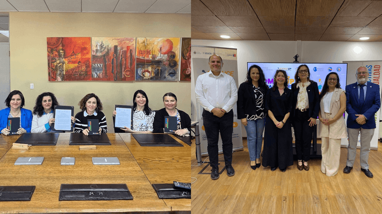 Science Up UCN e InES Género realizan firma de convenios Women Up I+D para impulsar el liderazgo de mujeres en la investigación científico-tecnológica